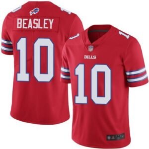 Buffalo Bills #10 Cole Beasley Red Stitched NFL Limited Rush Jersey