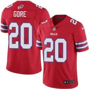 Buffalo Bills #20 Frank Gore Red Stitched NFL Elite Rush Jersey