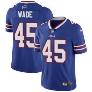 Buffalo Bills #45 Christian Wade Royal Blue Team Color Stitched NFL Vapor Untouchable Limited Jersey