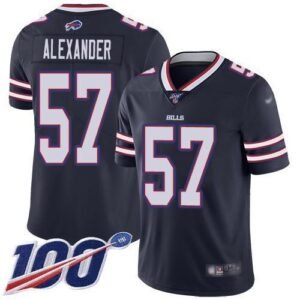 Buffalo Bills #57 Lorenzo Alexander Navy Stitched NFL Limited Inverted Legend 100th Season Jersey