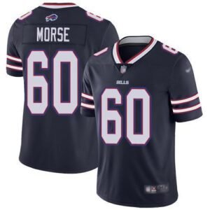 Buffalo Bills #60 Mitch Morse Navy Stitched NFL Limited Inverted Legend Jersey