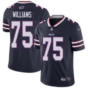 Buffalo Bills #75 Daryl Williams Navy Stitched NFL Limited Inverted Legend Jersey
