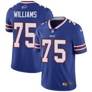 Buffalo Bills #75 Daryl Williams Royal Blue Team Color Stitched NFL Vapor Untouchable Limited Jersey
