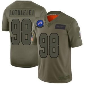Buffalo Bills #98 Star Lotulelei Camo Stitched NFL Limited 2019 Salute To Service Jersey