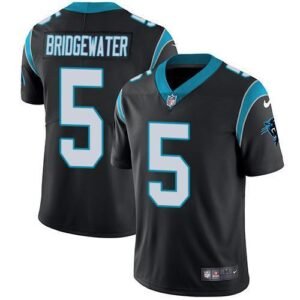 Nike Carolina Panthers #5 Teddy Bridgewater Black Team Color Stitched NFL Vapor Untouchable Limited Jersey