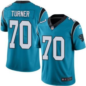 Nike Carolina Panthers #70 Trai Turner Blue Alternate Stitched NFL Vapor Untouchable Limited Jersey
