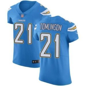 Nike Chargers #21 LaDainian Tomlinson Electric Blue Alternate Stitched NFL Vapor Untouchable Elite Jersey
