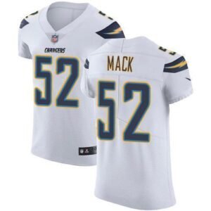 Nike Chargers #52 Khalil Mack White Stitched NFL Vapor Untouchable Elite Jersey