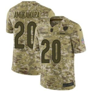 Nike Chicago Bears #20 Prince Amukamara Camo Stitched NFL Limited 2018 Salute To Service Jersey