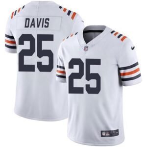 Nike Chicago Bears #25 Mike Davis White 2019 Alternate Classic Stitched NFL Vapor Untouchable Limited Jersey