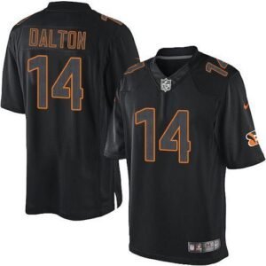 Nike Cincinnati Bengals #14 Andy Dalton Black Stitched NFL Impact Limited Jersey