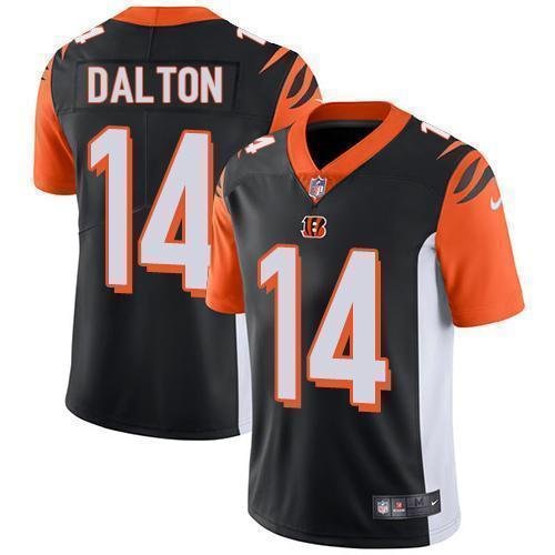 Nike Cincinnati Bengals #14 Andy Dalton Black Team Color Stitched NFL Vapor Untouchable Limited Jersey