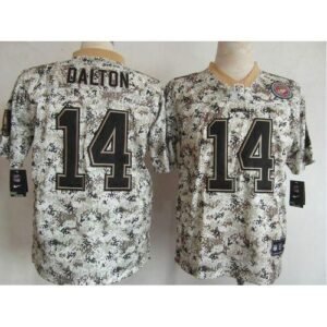Nike Cincinnati Bengals #14 Andy Dalton Camo Stitched NFL Elite USMC Jersey