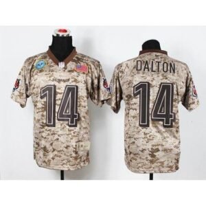 Nike Cincinnati Bengals #14 Andy Dalton Camo Stitched NFL New Elite USMC Jersey