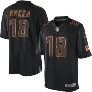 Nike Cincinnati Bengals #18 A.J. Green Black Stitched NFL Impact Limited Jersey