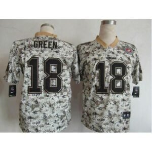 Nike Cincinnati Bengals #18 A.J. Green Camo Stitched NFL Elite USMC Jersey