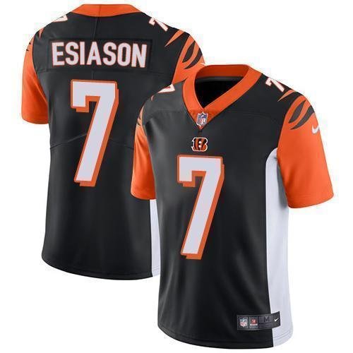 Nike Cincinnati Bengals #7 Boomer Esiason Black Team Color Stitched NFL Vapor Untouchable Limited Jersey