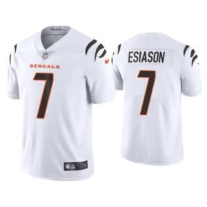 Nike Cincinnati Bengals #7 Boomer Esiason White Nike Vapor Limited Jersey