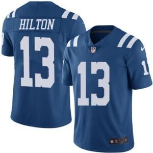 Nike Colts #13 T.Y. Hilton Royal Blue Stitched NFL Limited Rush Jersey