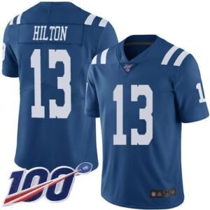 Nike Colts #13 T.Y. Hilton Royal Blue Team Color Stitched NFL 100th Season Vapor Limited Jersey