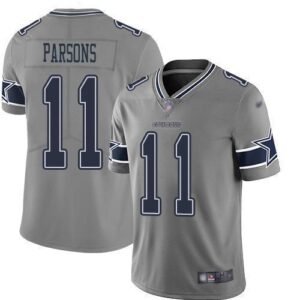 Nike Cowboys #11 Micah Parsons Gray Stitched NFL Limited Inverted Legend Jersey