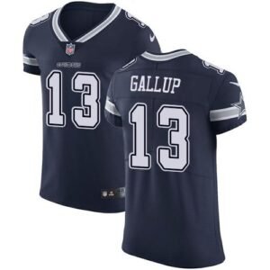 Nike Cowboys #13 Michael Gallup Navy Blue Team Color Stitched NFL Vapor Untouchable Elite Jersey