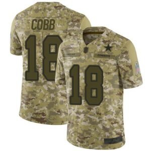 Nike Dallas Cowboys #18 Randall Cobb Camo Stitched NFL Limited 2018 Salute To Service Jersey