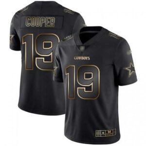 Nike Dallas Cowboys #19 Amari Cooper Black/Gold Stitched NFL Vapor Untouchable Limited Jersey