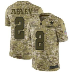 Nike Dallas Cowboys #2 Greg Zuerlein Camo Stitched NFL Limited 2018 Salute To Service Jersey