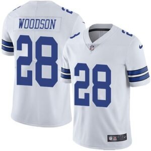 Nike Dallas Cowboys #28 Darren Woodson White Stitched NFL Vapor Untouchable Limited Jersey