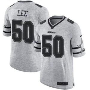 Nike Dallas Cowboys #50 Sean Lee Gray Stitched NFL Limited Gridiron Gray II Jersey
