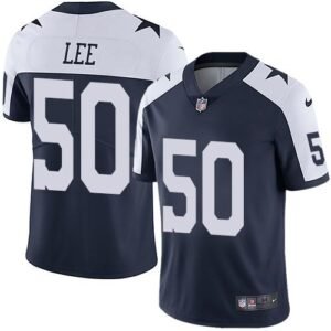 Nike Dallas Cowboys #50 Sean Lee Navy Blue Thanksgiving Stitched NFL Vapor Untouchable Limited Throwback Jersey