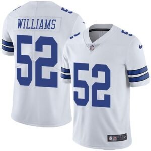 Nike Dallas Cowboys #52 Connor Williams White Stitched NFL Vapor Untouchable Limited Jersey
