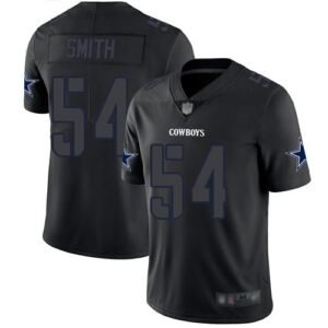 Nike Dallas Cowboys #54 Jaylon Smith Black Stitched NFL Limited Rush Impact Jersey