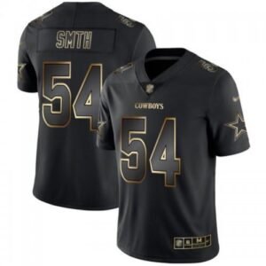 Nike Dallas Cowboys #54 Jaylon Smith Black/Gold Stitched NFL Vapor Untouchable Limited Jersey