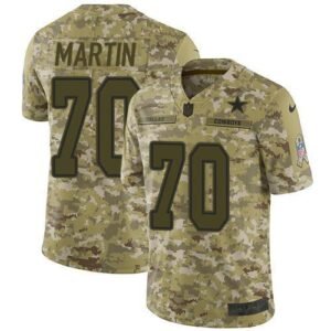 Nike Dallas Cowboys #70 Zack Martin Camo Stitched NFL Limited 2018 Salute To Service Jersey