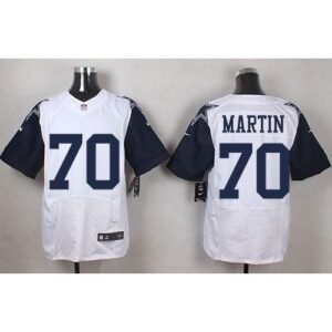 Nike Dallas Cowboys #70 Zack Martin White Stitched NFL Elite Rush Jersey