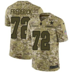 Nike Dallas Cowboys #72 Travis Frederick Camo Stitched NFL Limited 2018 Salute To Service Jersey