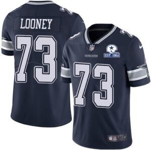 Nike Dallas Cowboys #73 Joe Looney Navy Blue Team Color Stitched With Established In 1960 Patch NFL Vapor Untouchable Limited Jersey