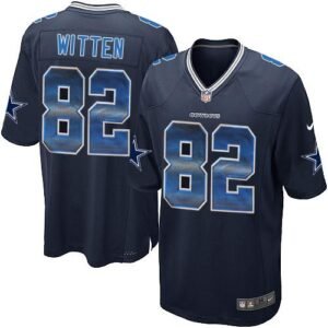 Nike Dallas Cowboys #82 Jason Witten Navy Blue Team Color Stitched NFL Limited Strobe Jersey