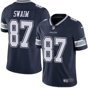 Nike Dallas Cowboys #87 Geoff Swaim Navy Blue Team Color Stitched NFL Vapor Untouchable Limited Jersey