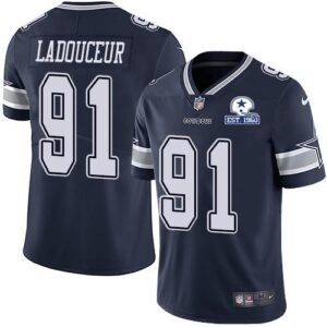 Nike Dallas Cowboys #91 L.P. Ladouceur Navy Blue Team Color Stitched With Established In 1960 Patch NFL Vapor Untouchable Limited Jersey