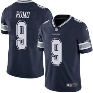 Nike Dallas Cowboys #9 Tony Romo Navy Blue Team Color Stitched NFL Vapor Untouchable Limited Jersey