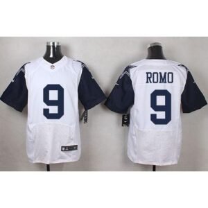 Nike Dallas Cowboys #9 Tony Romo White Stitched NFL Elite Rush Jersey