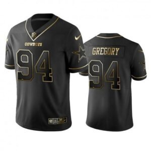 Nike Dallas Cowboys #94 Randy Gregory Black Golden Limited Edition Stitched NFL Jersey