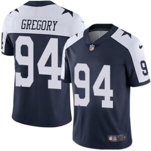 Nike Dallas Cowboys #94 Randy Gregory Navy Blue Thanksgiving Stitched NFL Vapor Untouchable Limited Throwback Jersey