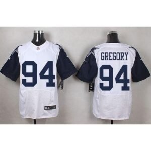 Nike Dallas Cowboys #94 Randy Gregory White Stitched NFL Elite Rush Jersey