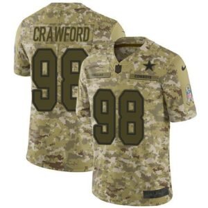 Nike Dallas Cowboys #98 Tyrone Crawford Camo Stitched NFL Limited 2018 Salute To Service Jersey