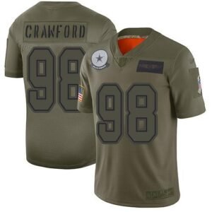 Nike Dallas Cowboys #98 Tyrone Crawford Camo Stitched NFL Limited 2019 Salute To Service Jersey