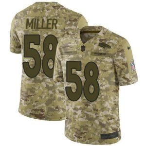 Nike Denver Broncos #58 Von Miller Camo Stitched NFL Limited 2018 Salute To Service Jersey